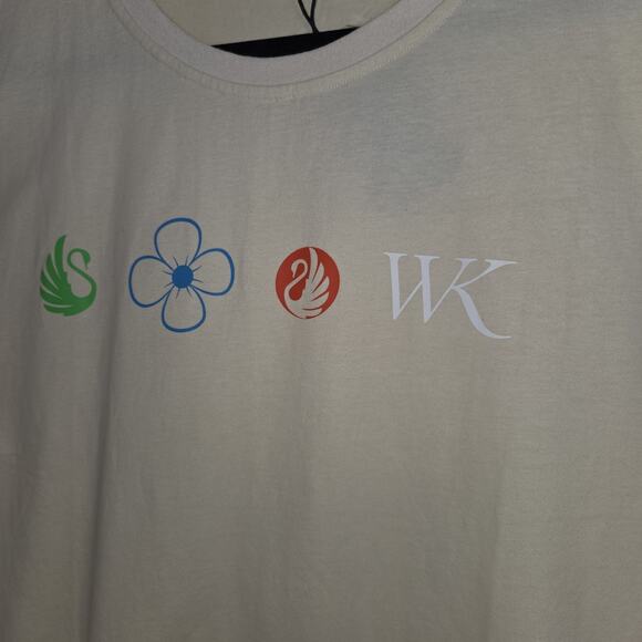 Well Known Studios Gansevoort Mens Shirt Sz XXL Cream Unisex New With Tags NWT - Picture 3 of 16